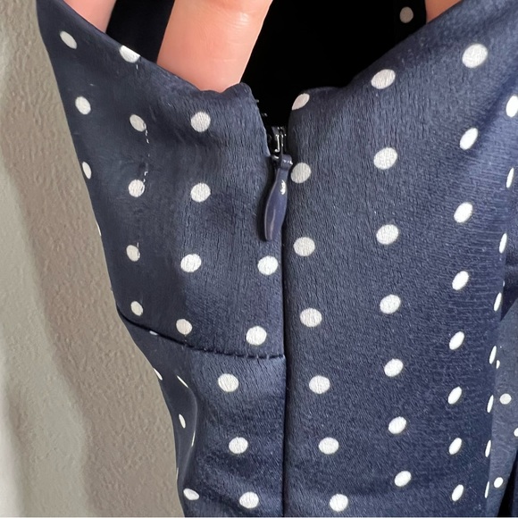 Banana Republic Polka Dot Twist Back Crop Jumpsuit - Picture 10 of 14